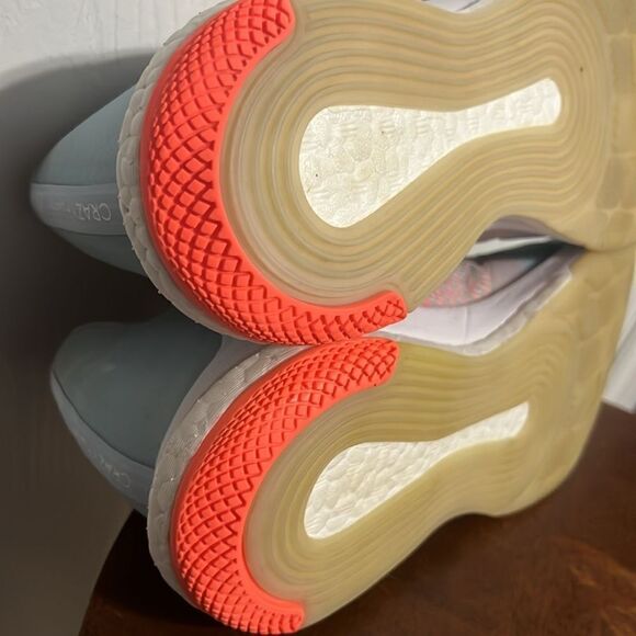 🔥🏐 ADIDAS CrazyFlight 'Sky Tint Coral' Shoes - EF2676 - Women Sz 11 Volleyball - Picture 10 of 13